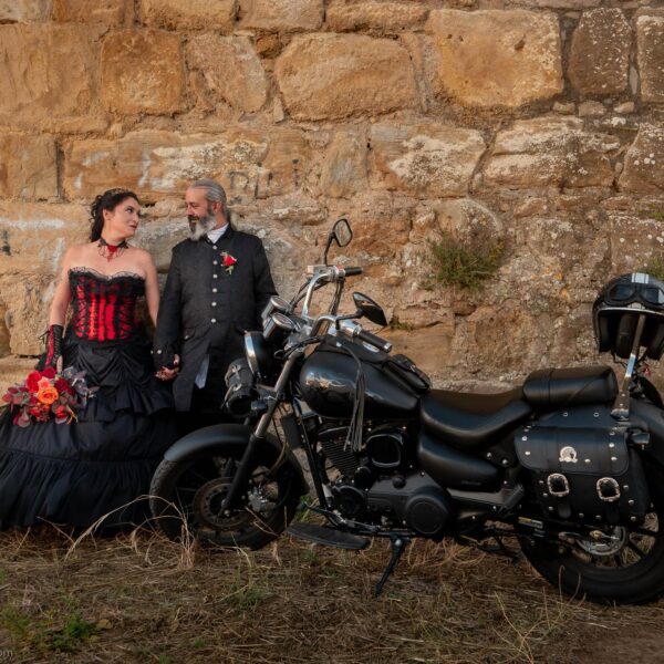 Biker wedding